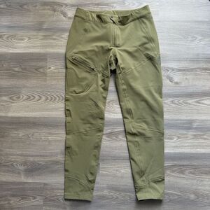 Mountain Hardwear Recco GoreTex Snow Ski Pants Women's MT Green